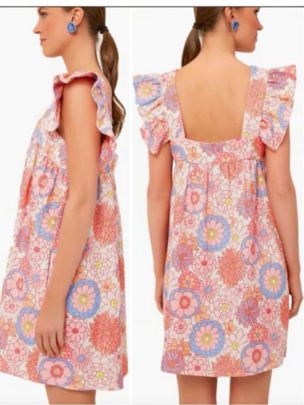Tuckernuck Pink Multi Floral Tote